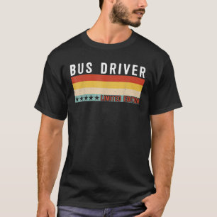 BUS DRIVER Job Title Professionals Mitarbeiter zum T-Shirt