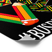 Bus Driver Love Map African American Black History Poster (Ecke)