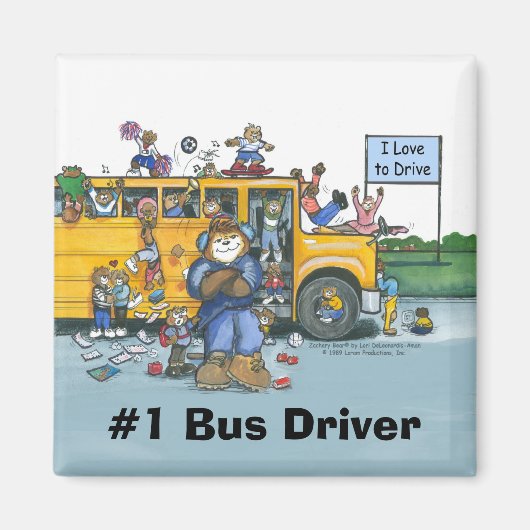 Bus Driver Magnet (Vorne)