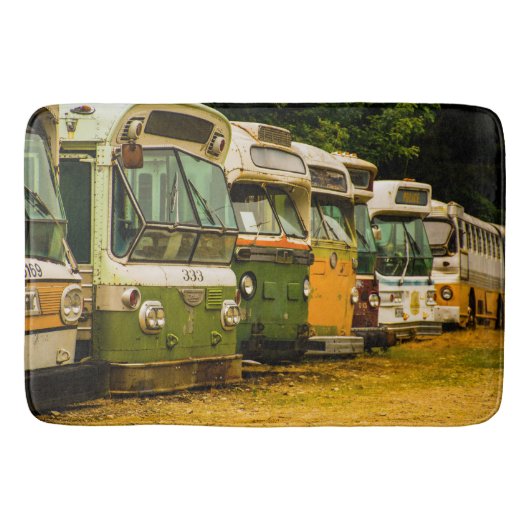 Bus-Friedhof große Badematte (Vorderseite)