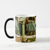 Bus Friedhof Schwarz/Weiß 11 oz Morphing Tasse (Links)