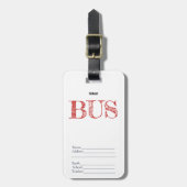 Bus Gepäckanhänger (Vorderseite vertikal)