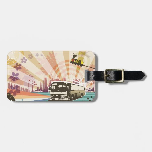 Bus Gepäckanhänger (Vorderseite horizontal)