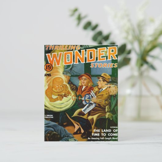 Bus Ghost Postkarte (Stehend Vorderseite)