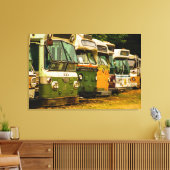 BUS GRAVEYARD CANVAS PRINT LEINWANDDRUCK (Insitu (Wohnzimmer))