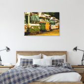 BUS GRAVEYARD CANVAS PRINT LEINWANDDRUCK (Insitu (Schlafzimmer))