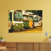 BUS GRAVEYARD CANVAS PRINT LEINWANDDRUCK (Insitu (Wohnzimmer))