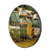 Bus Graveyard Metal Cage Dartboard Dartscheibe (Vorderseite rechts)