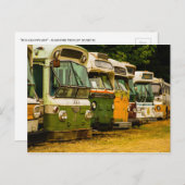 BUS GRAVEYARD POSTCARD POSTKARTE (Vorne/Hinten)