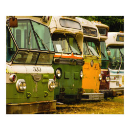 BUS GRAVEYARD PRINT FOTODRUCK