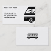 Bus, Ihr Name hier, Visitenkarte (Vorne/Hinten)