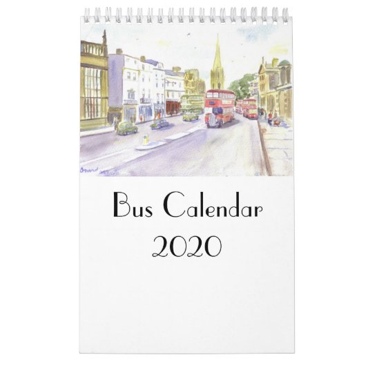 Bus Kalender 2020 (Titelbild)