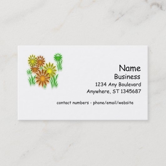 Bus. Karte - 3D-Diäten (Vorderseite)