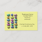 Bus. Karte - 3D-Schaltflächen (Vorderseite)