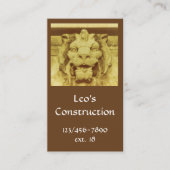 Bus. Karte - Architekturelement (Vorderseite)