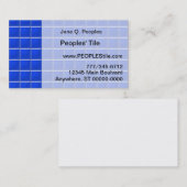 Bus. Karte - Blaumosaikfliesen (Vorne/Hinten)