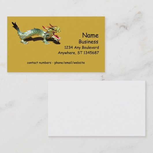 Bus. Karte - Drache (Vorne/Hinten)