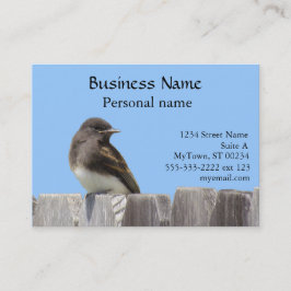 Bus. Karte - Flügelfänger auf Zaun