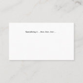 Bus. Karte - Garnbälle (Rückseite)