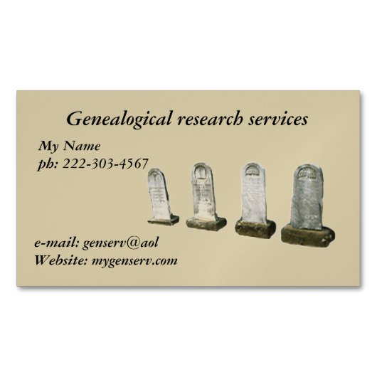 Bus. Karte (Mag) - Grundsteine (Vorderseite)