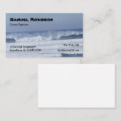 Bus. Karte - Meereswellen (Vorne/Hinten)