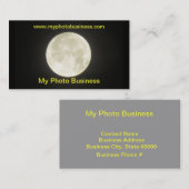 Bus. Karte - Mond (Vorne/Hinten)