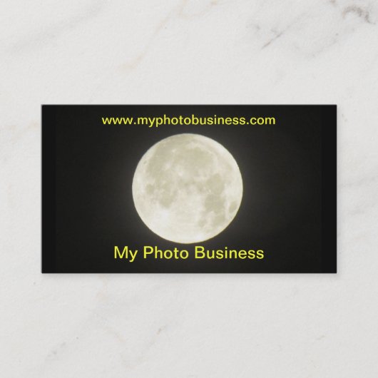 Bus. Karte - Mond (Vorderseite)