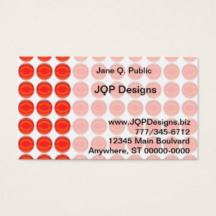Bus. Karte - rote Punkte
