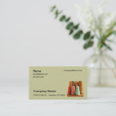 Bus. Karte - Sammelbecken aus Garn (Stehend Vorderseite)