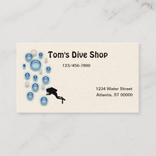 Bus. Karte - Taucher