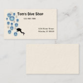 Bus. Karte - Taucher (Vorne/Hinten)