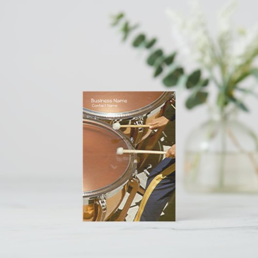 Bus. Karte - Timpani (Stehend Vorderseite)