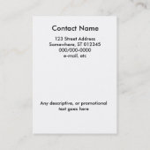 Bus. Karte - Weintrauben (Rückseite)