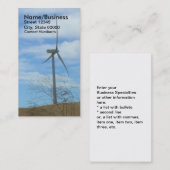 Bus. Karte - Windkraftanlage (Vorne/Hinten)