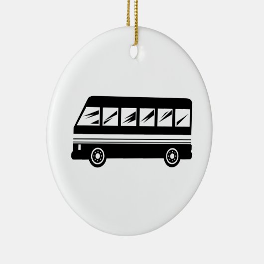 Bus Keramik Ornament (Rechts)