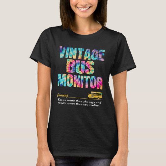 Bus Monitor Appreciation Week Back to School  1 T-Shirt (Vorderseite)
