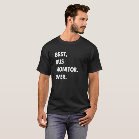 Bus Monitor Profession Best Bus Monitor Ever T-Shirt (Vorne ganz)