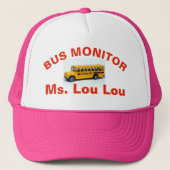 BUS-MONITOR-ROSA-HUT TRUCKERKAPPE (Vorderseite)