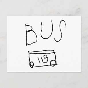 Bus Nr. 119 Postkarte