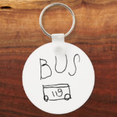 Bus Nr. 119 Schlüsselanhänger (Vorderseite)