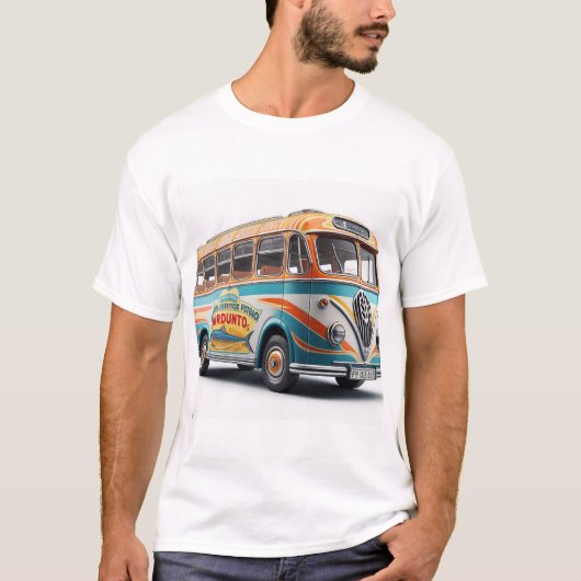 Bus Nr. 2 nach Sardinien T-Shirt (Vorderseite)