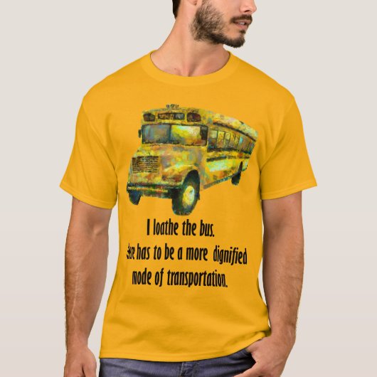 Bus Orange T Shirt (Vorderseite)
