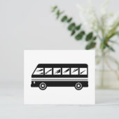 Bus Postkarte (Stehend Vorderseite)