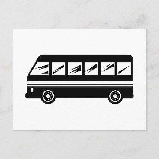 Bus Postkarte (Vorderseite)