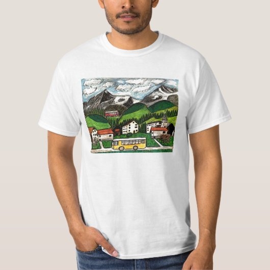 Bus-Reise T-Shirt (Vorderseite)