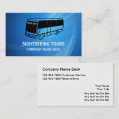 Bus-Reise-Visitenkarten Visitenkarte (Vorne/Hinten)