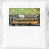 Bus Sweet Bus School Bus Aufkleber (Tasche)