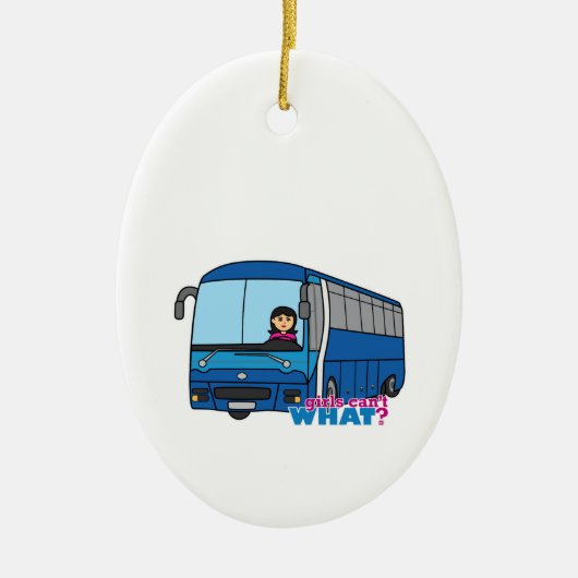 Bus-Treiber Keramikornament (Vorne)