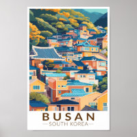 Busan Gamcheon Culture Village Travel Art Vintag