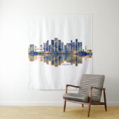 Busan Skyline Wandteppich (Beispiel)